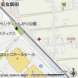 埼玉県三郷市半田5周辺の地図