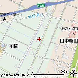 埼玉県三郷市前間436周辺の地図