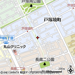 埼玉県川口市戸塚境町31-9周辺の地図