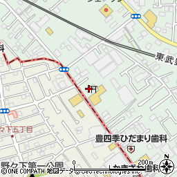 豊四季町公民館周辺の地図