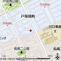 埼玉県川口市戸塚境町30-10周辺の地図