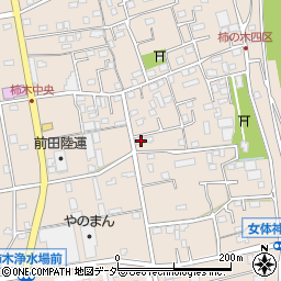 埼玉県草加市柿木町438周辺の地図