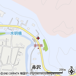 埼玉県飯能市赤沢153-1周辺の地図