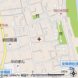 埼玉県草加市柿木町440周辺の地図