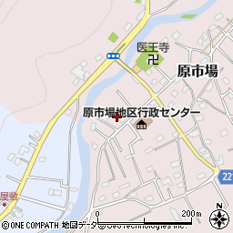 埼玉県飯能市原市場1046-14周辺の地図