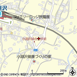 北杜市役所　小淵沢総合支所地域振興課周辺の地図