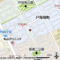 埼玉県川口市戸塚境町31-7周辺の地図