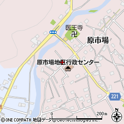 埼玉県飯能市原市場1047周辺の地図