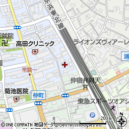 近畿日本ツーリスト・ツーリスト浦和周辺の地図
