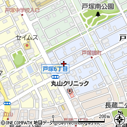 埼玉県川口市戸塚境町3-30周辺の地図