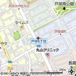 埼玉県川口市戸塚境町1周辺の地図