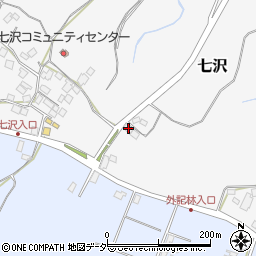 千葉県成田市七沢157周辺の地図