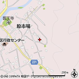 埼玉県飯能市原市場749-4周辺の地図