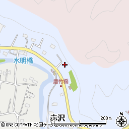 埼玉県飯能市赤沢155-2周辺の地図