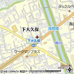 伝説のすた丼屋 埼大通り店周辺の地図