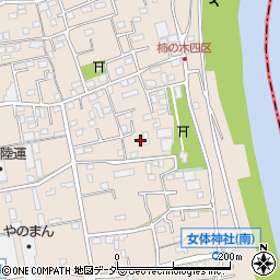 埼玉県草加市柿木町446周辺の地図