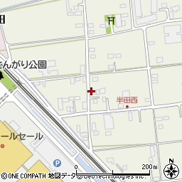 埼玉県三郷市半田266周辺の地図