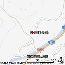 長野県伊那市高遠町長藤2387周辺の地図