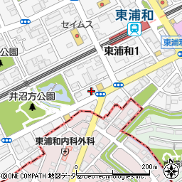 ａｕショップ　東浦和駅南通り店周辺の地図