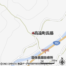 長野県伊那市高遠町長藤2384周辺の地図