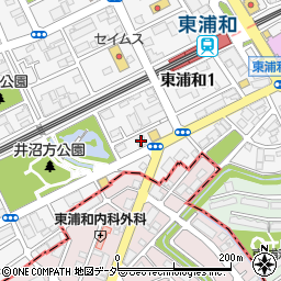 ａｕショップ　東浦和南通り店周辺の地図