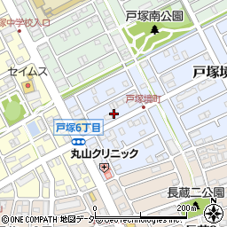 埼玉県川口市戸塚境町3-22周辺の地図