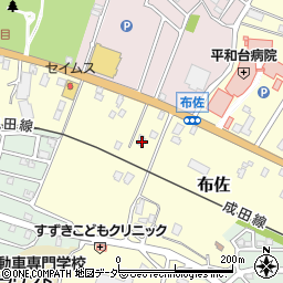 千葉県我孫子市布佐959-4周辺の地図