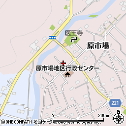 埼玉県飯能市原市場1046-3周辺の地図