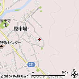 埼玉県飯能市原市場754周辺の地図