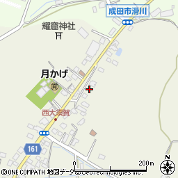 千葉県成田市西大須賀20周辺の地図