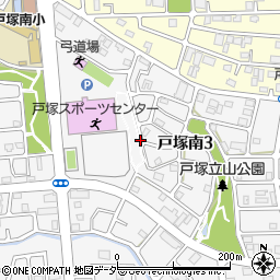 埼玉県川口市戸塚南周辺の地図
