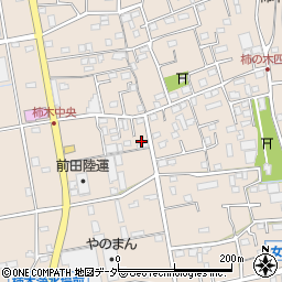 埼玉県草加市柿木町493-6周辺の地図