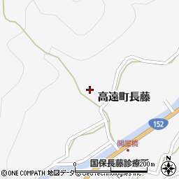 長野県伊那市高遠町長藤2382周辺の地図