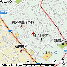 バイクショップフジクラ原山店周辺の地図