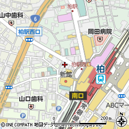 薬局くすりの福太郎柏旭町店（YK-7ビル5階）周辺の地図