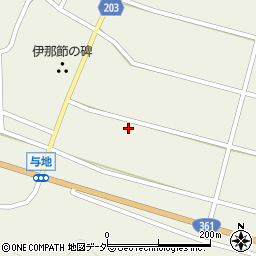 長野県伊那市西箕輪与地5859周辺の地図