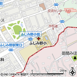 富士見市立　ふじみ野小学校・通級指導教室周辺の地図