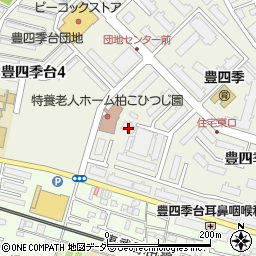 ＵＲ都市機構コンフォール柏豊四季台５号棟周辺の地図