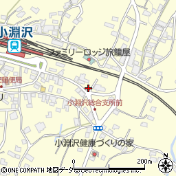 山梨中央銀行小淵沢支店 ＡＴＭ周辺の地図