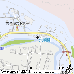 埼玉県飯能市赤沢200-4周辺の地図