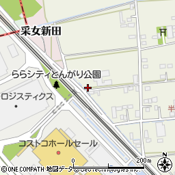 埼玉県三郷市半田23周辺の地図