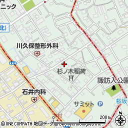 埼玉県さいたま市緑区太田窪周辺の地図