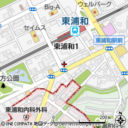 サイパ東浦和第１駐車場周辺の地図