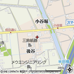 埼玉県三郷市小谷堀14周辺の地図