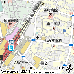 三井住友海上火災保険株式会社　柏保険金お支払センター周辺の地図