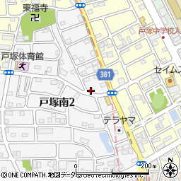 パーティアム戸塚周辺の地図