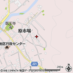 埼玉県飯能市原市場751-5周辺の地図