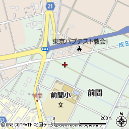 埼玉県三郷市前間262周辺の地図