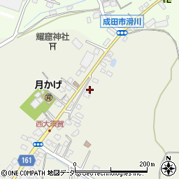 千葉県成田市西大須賀16周辺の地図