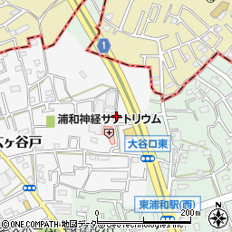 浦和ハート薬局周辺の地図